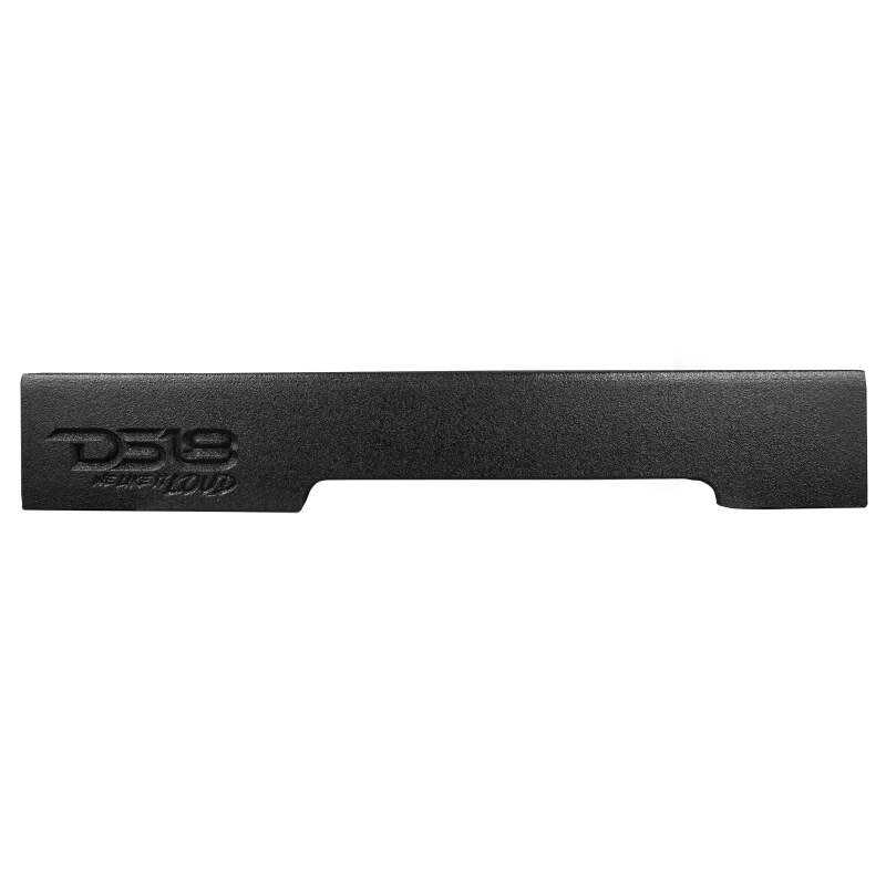 DS18 2x 10in Shallow Down Firing Underseat Ported Box Subwoofer Enclosure Black Spray Paint Finish