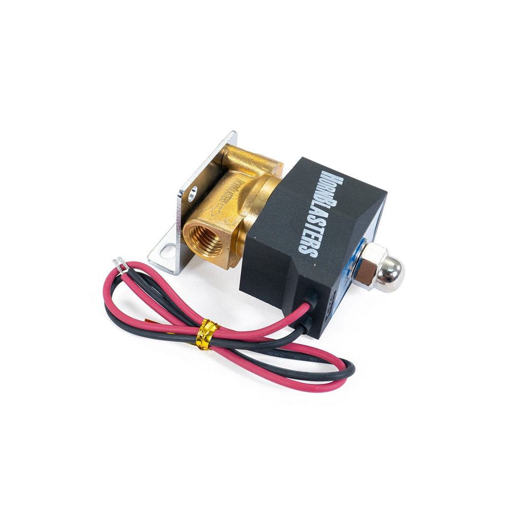 HornBlasters Brass 1/4" 24 Volt Electric Air Valve