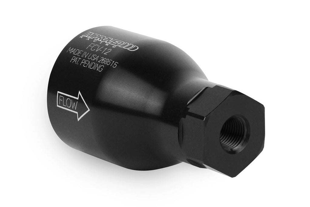 Improved Racing High-Flow, Low Cracking Pressure Flapper Check Valve, 1/8" NPT Female, Outlet