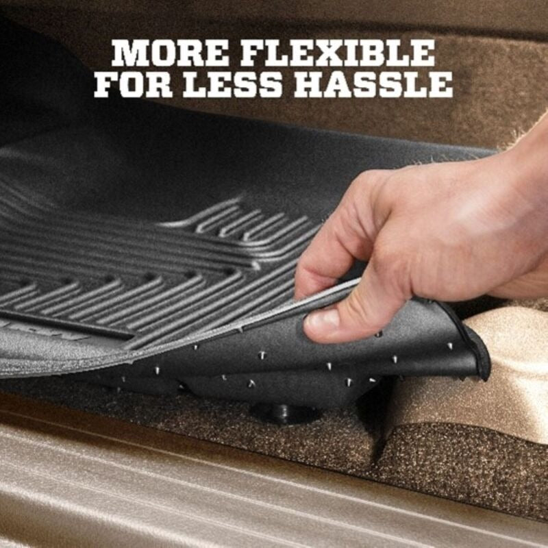Husky Liners 07-12 Dodge Caliber / 07-14 Jeep Compass WeatherBeater Black 2nd Seat Floor Liners
