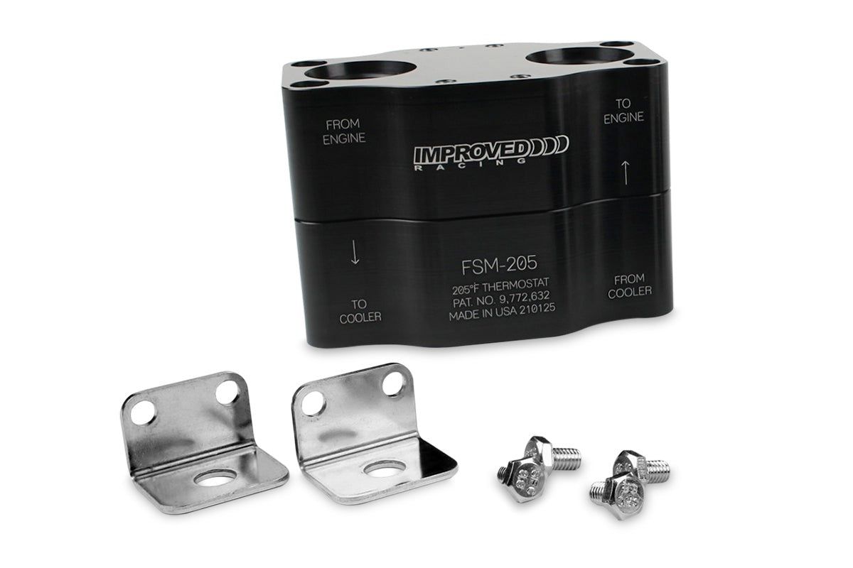 Improved Racing High-Flow Engine Oil Cooler Thermostat, 205°F