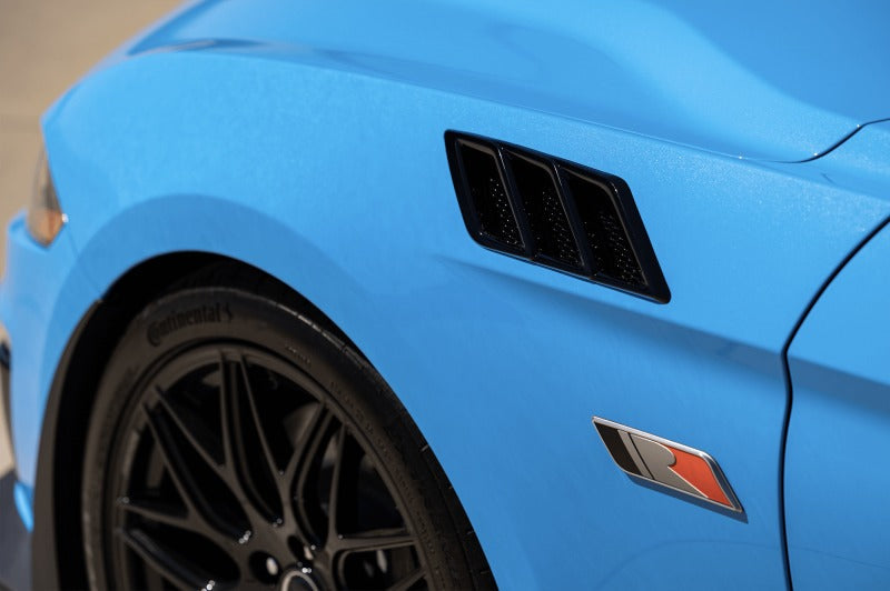 Roush 2015-2023 Roush Mustang Fender Vent Heat Extractors - Gloss Black