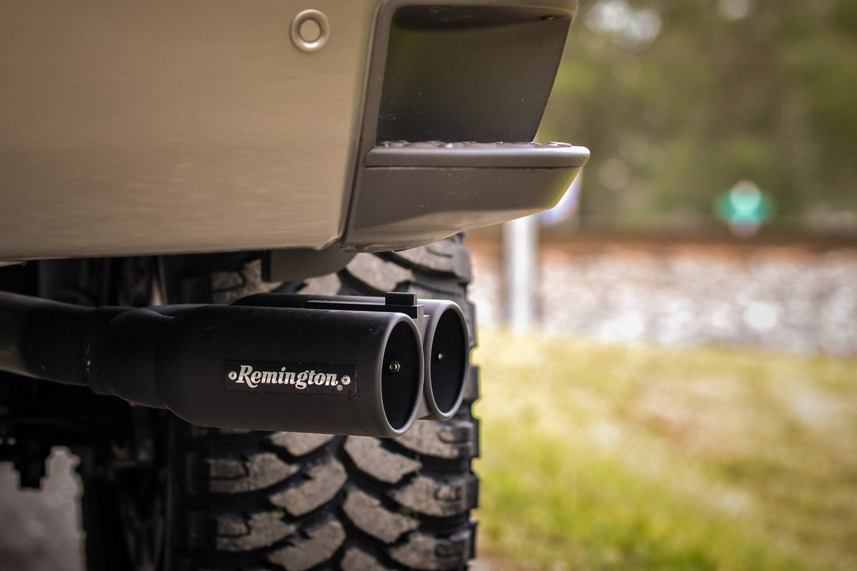 Remington® Off-Road Edition "Double Barrel" Black Universal Exhaust Tips