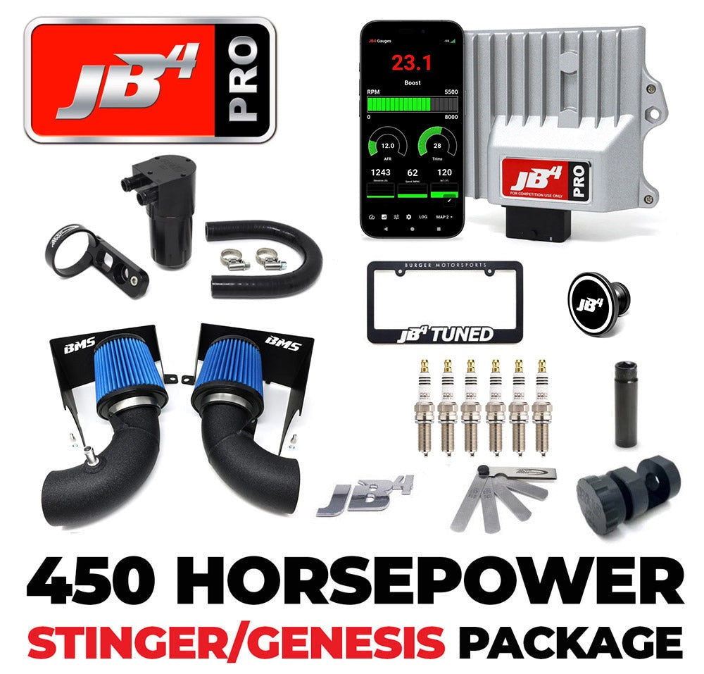JB4PRO 450 Wheel Horsepower 3.3L KIA Stinger / Genesis G70 Package ***Intakes backordered est to ship end of Aug***
