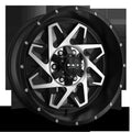 HD Offroad Caliber 20x10 -25 6x135/6x139.7mm 106.2mm Satin Black/Machined Face
