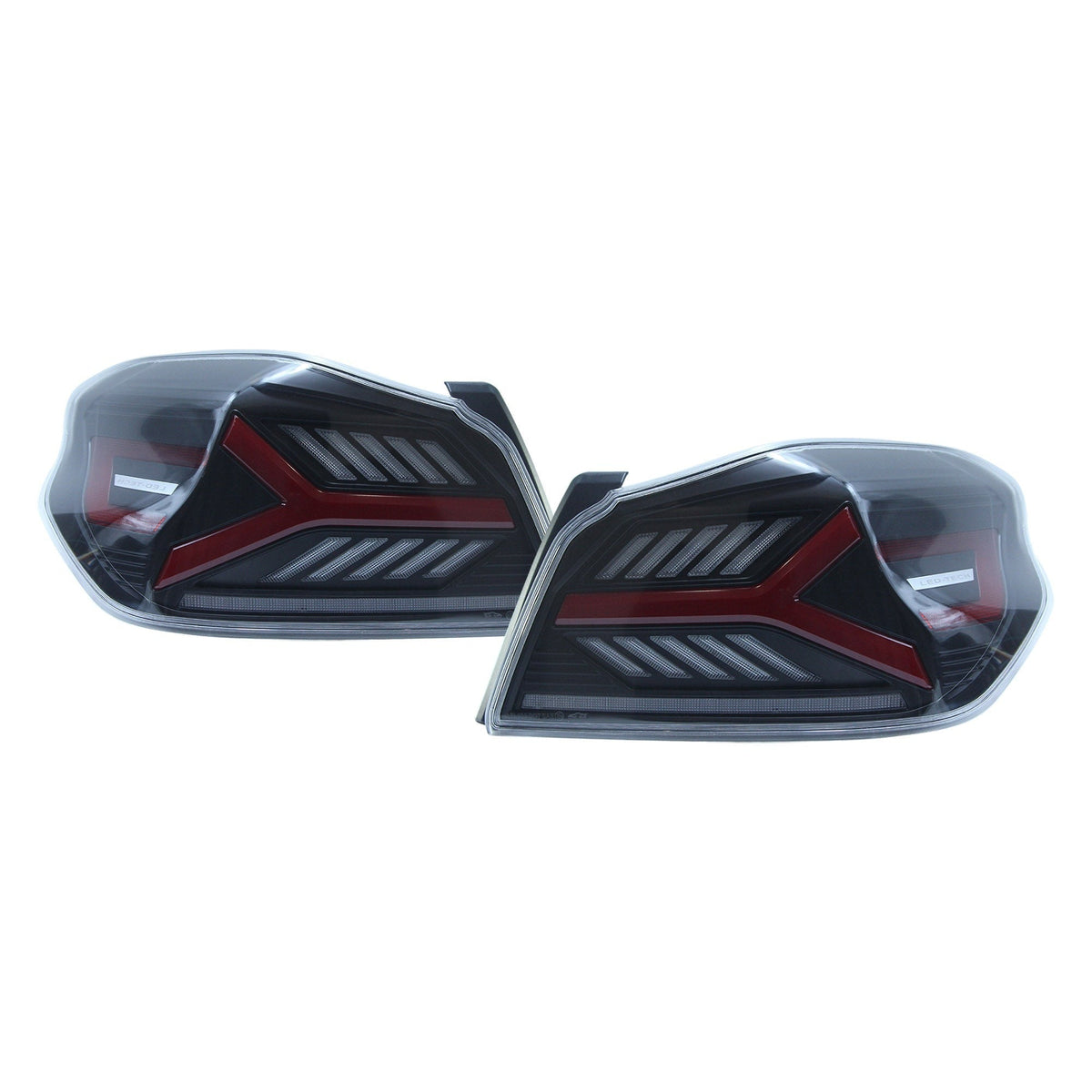 OLM Y-Spec LED Taillights (Clear Lens Red Optic) - 2015-2021 WRX / STI