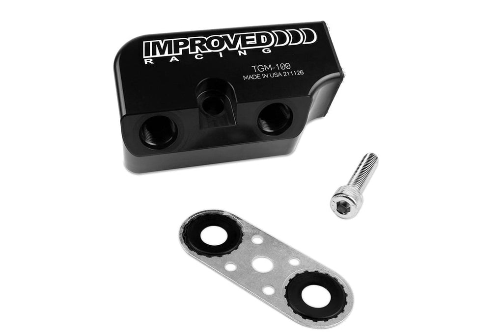 Improved Racing 6L, 8L & 10L Transmission Cooler Adapter with Thermostat, 160°F