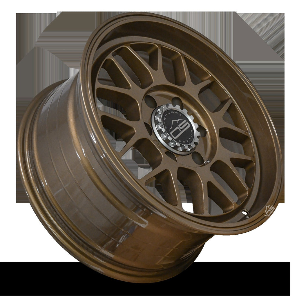 Overland Sector Hyperdrive Flow Formed 17x8.5 +25 6x139.7 106.1mm All Gloss Bronze