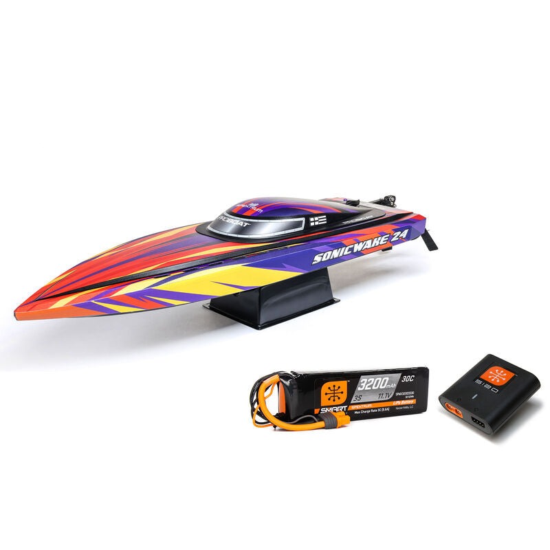 Sonicwake 24" Self-Righting Brushless Deep-V RTR (Battery & Charger Included),