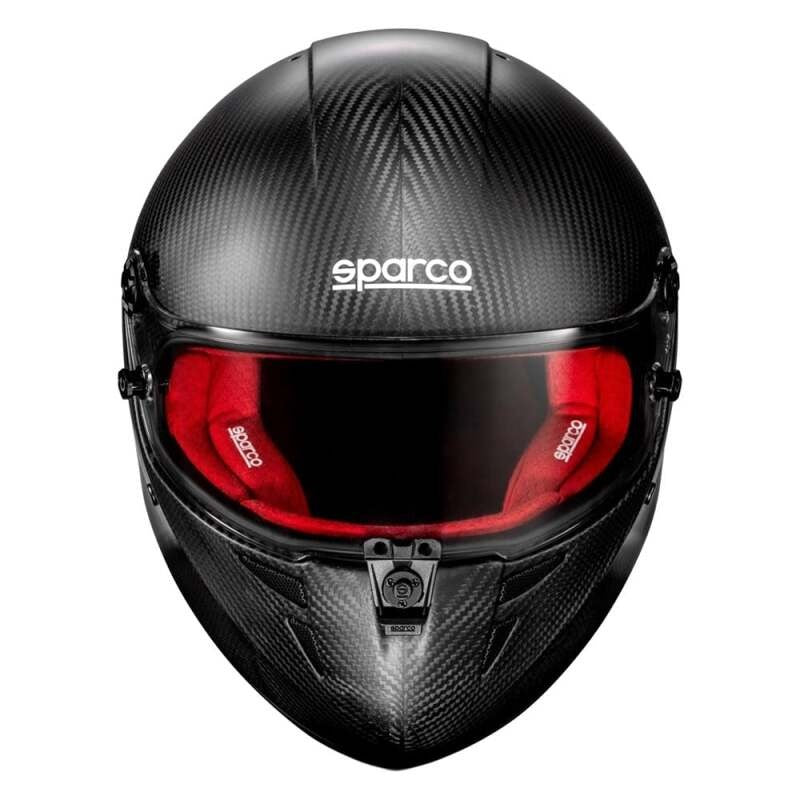 SPARCO Stealth RF Carbon Helmet - Medium/Large - Red
