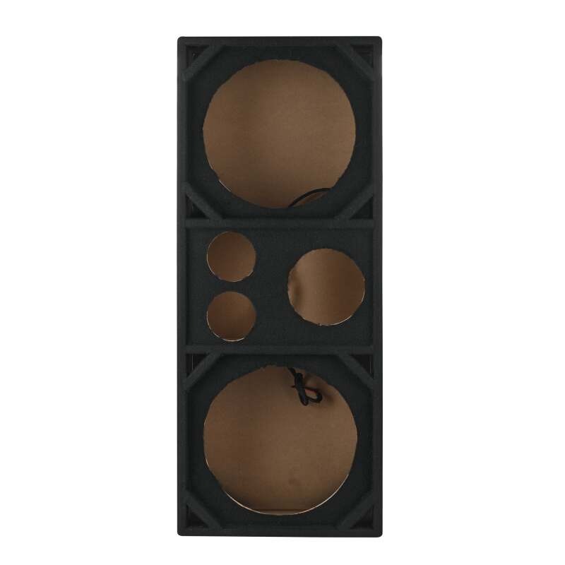DS18 Ported Enclosure 2x 12in Mids 2x 3.6in Tweeters & 1 x 5.7in Horn Diffuser -Black Carpet