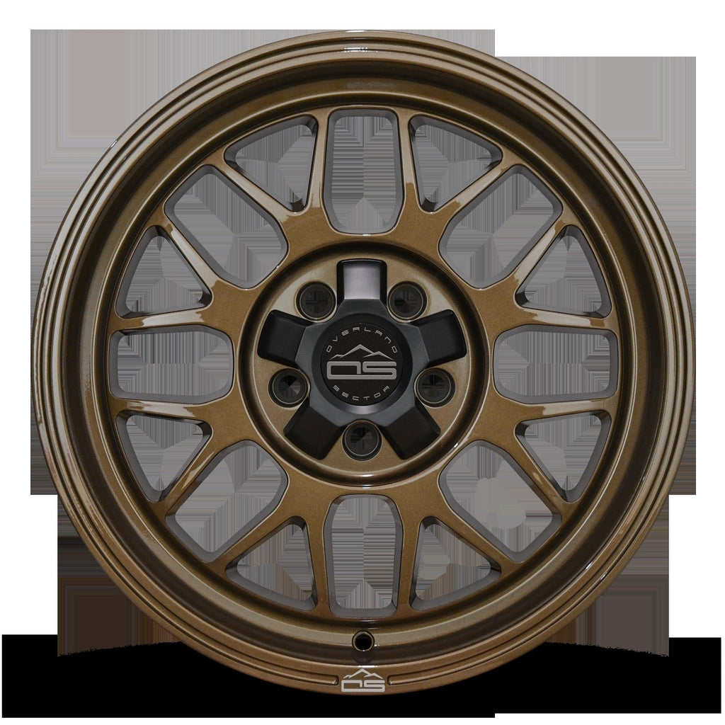 Overland Sector Hyperdrive Flow Formed 17x8.5 +25 5x108/5x114.3 73.1mm All Gloss Bronze