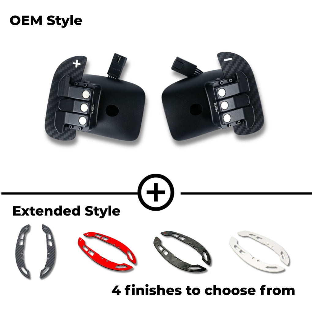 Zen SeriesTM Carbon Fiber Magnetic Paddle Shifters for 2011-2014 Dodge/Chrysler/Jeep