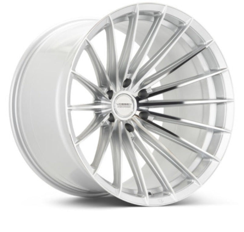 Vossen HFX-4 24x10 - 6x135 - ET25 - Deep Face - 87.1 - Silver Polished Wheel