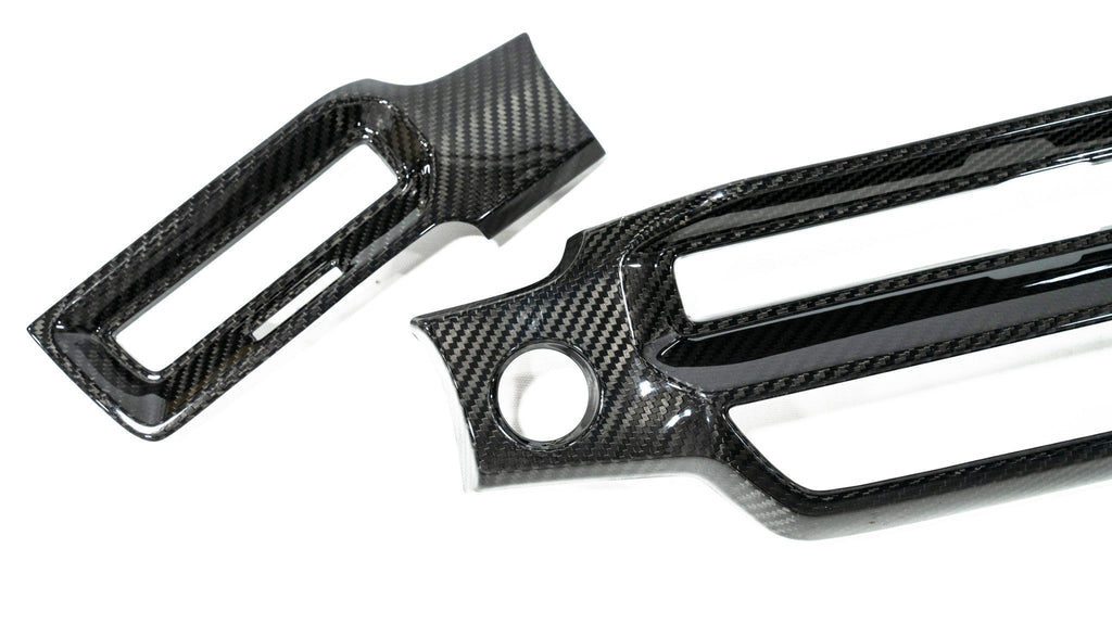 OLM LE Carbon Fiber Interior Dash Cover (2pc) - 2022+ FL Honda Civic / FL5 Type R