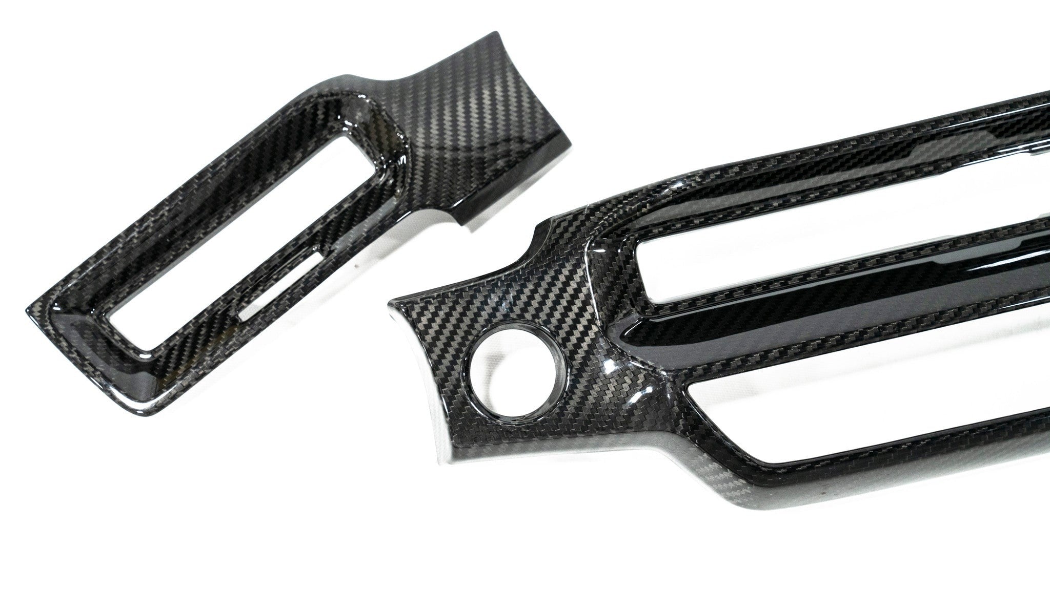 OLM LE Carbon Fiber Interior Dash Cover (2pc) - 2022+ FL Honda Civic / FL5 Type R