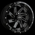 HD Golf Saw 14x7 -14 4x101.6mm 68.2mm Gloss Black/Milled Edge