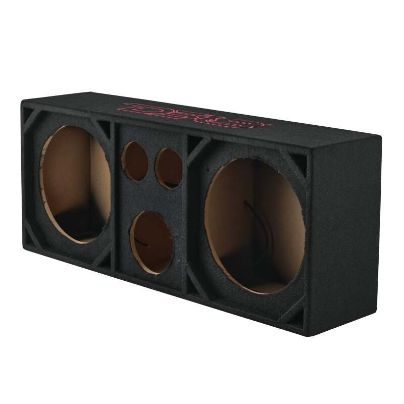 DS18 Ported Enclosure 2x 12in Mids 2x 3.6in Tweeters & 1 x 5.7in Horn Diffuser -Black Carpet