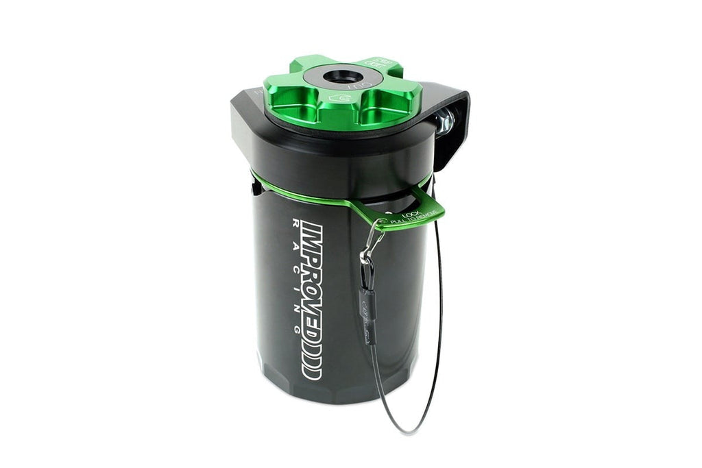 Improved Racing CCS High Efficiency, Quick Release Oil Catch Can, 7.0 fl oz