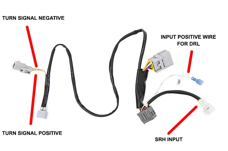 OLM 2015-2017 WRX / STi Headlight Upgrade Harness for 18+ Headlights (Pair)