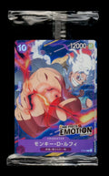 (Japanese) One Piece TCG: Monkey D. Luffy P-041 Emotion Exhibition Promo Card