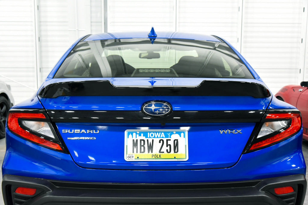 OLM Gloss Black Rear Trunk Spoiler - 2022 WRX