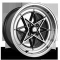 Klassik Rader RS-L 15x8 +25 4x100mm Gloss Black/Machined Face&Lip