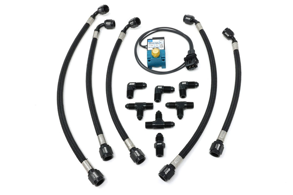 Steel Braided Hard Line Upgrade Kit for KLM Big Turbos