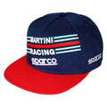 Sparco Flat Cap Martini-Racing Navy