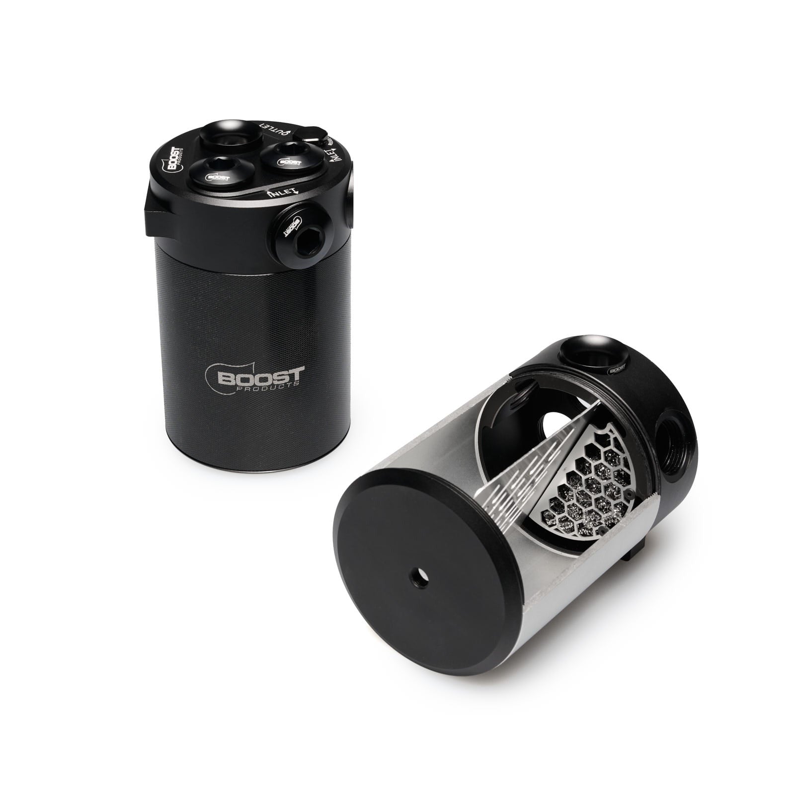 BOOST products High Performance Oil Catch Can Kit DCV800 - 12 AN