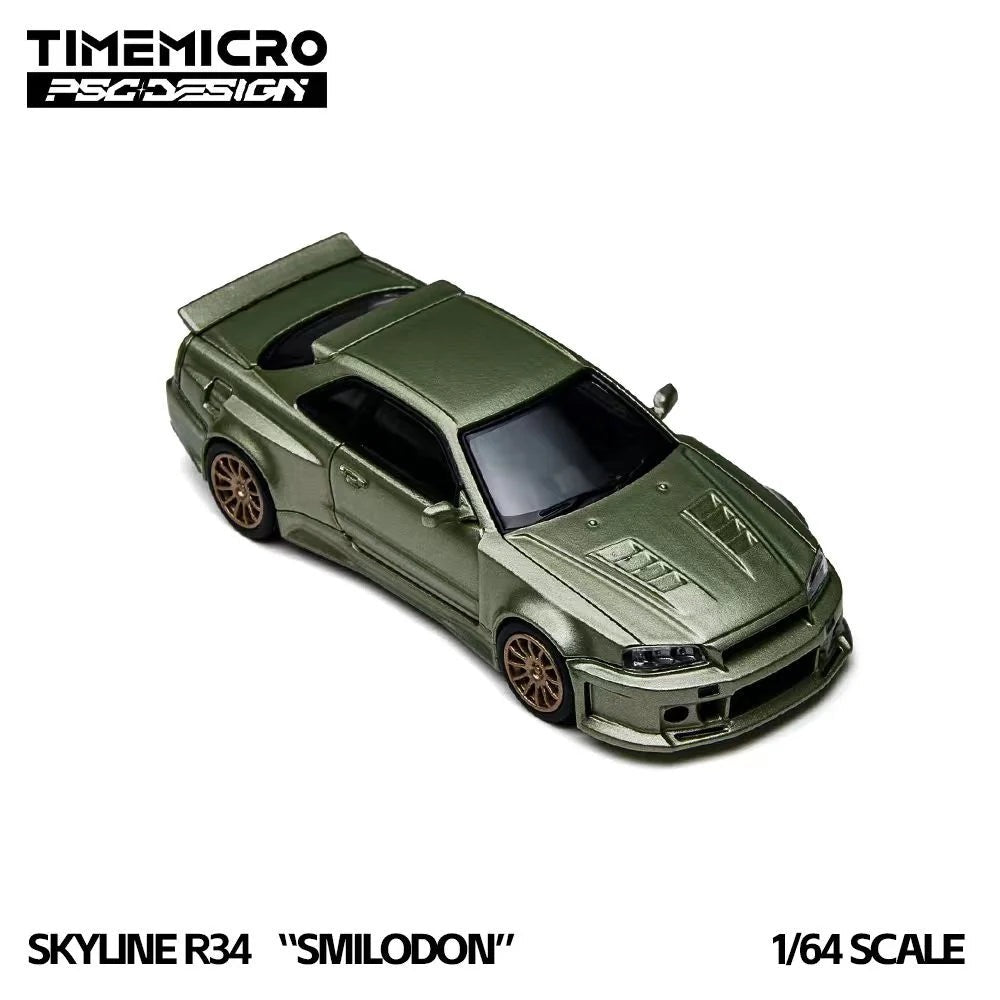TIMEMICRO × PSC DESIGN 1/64 R34 "Smilodon" Diecast Model