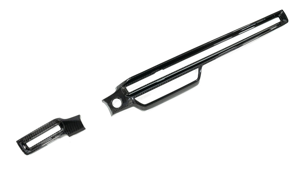 OLM LE Carbon Fiber Interior Dash Cover (2pc) - 2022+ FL Honda Civic / FL5 Type R