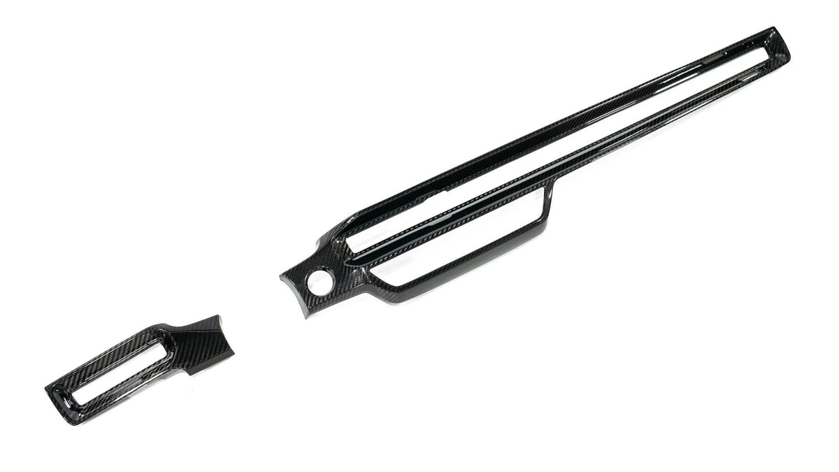 OLM LE Carbon Fiber Interior Dash Cover (2pc) - 2022+ FL Honda Civic / FL5 Type R
