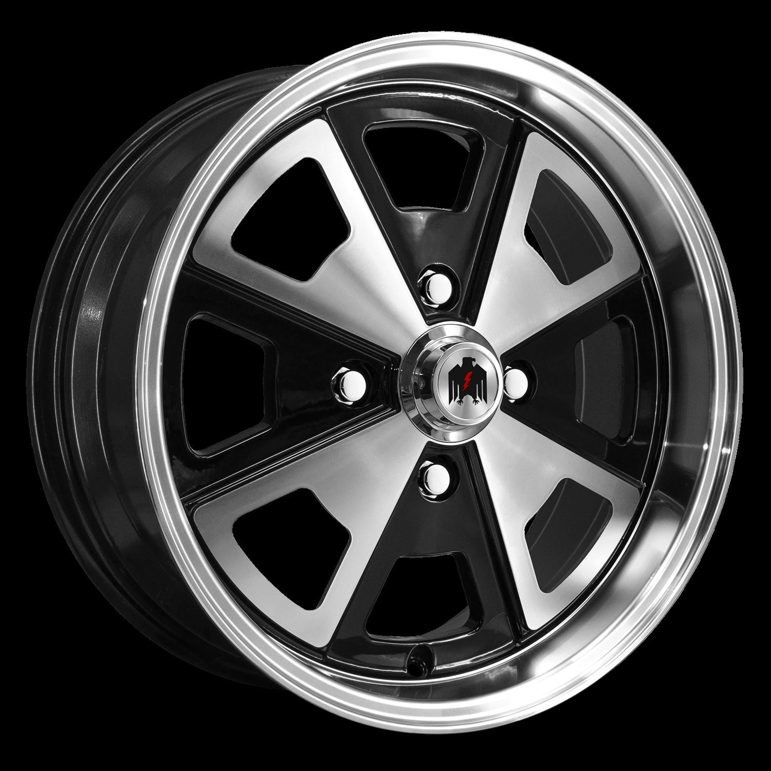 Klassik Rader 914 17x7 +40 4x130mm Gloss Black/Machined Face&Lip