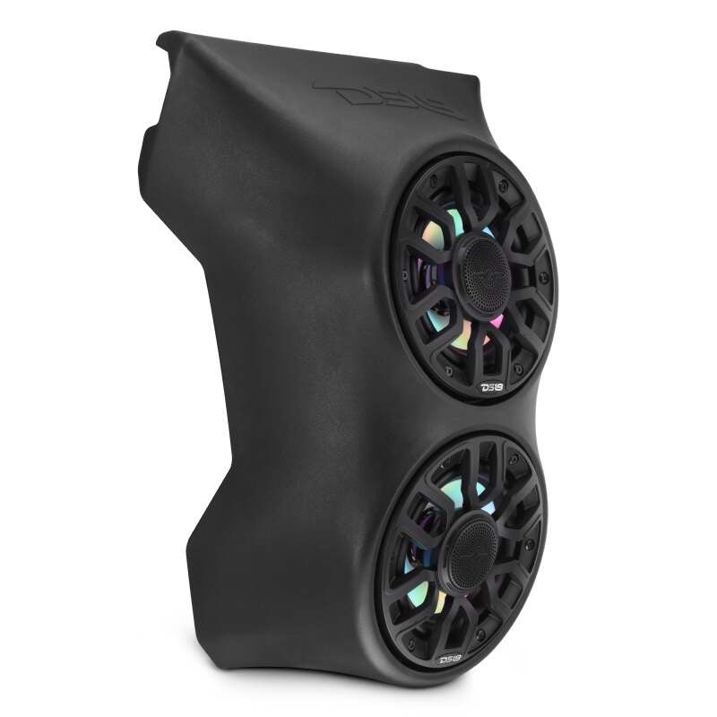 DS18 Water Fall Center Cnsl Loaded Enclosure 2x NXL-IQ6/BK Included 2017+ 2&4 Door IP65 PE Material