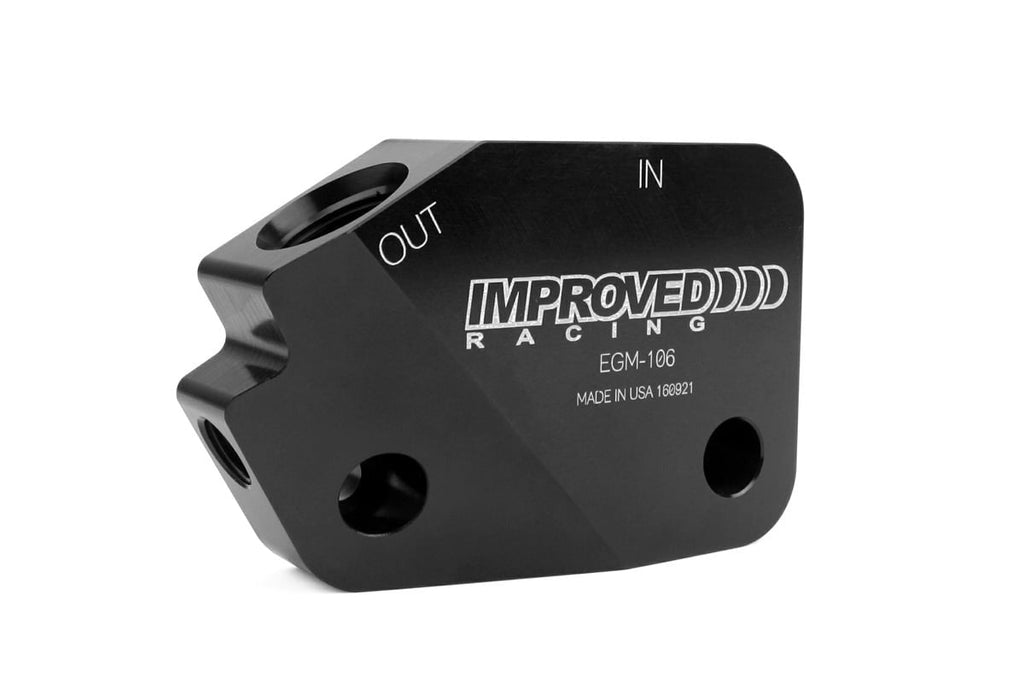 Improved Racing Low-Profile Oil Cooler Adapter for LS Engines