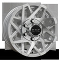 HD Trailer Canyon 15x6 +0 6x139.7mm 108mm Gloss Silver/Machined Face
