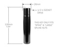 Replacement 7-Spline Lug Key - For XL Spiked Lugs