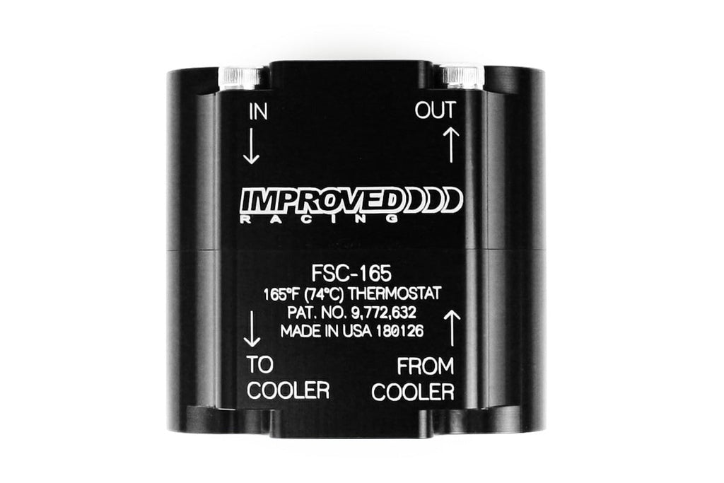 Improved Racing Compact High-Flow Engine & Transmission Oil Cooler Thermostat, 215°F