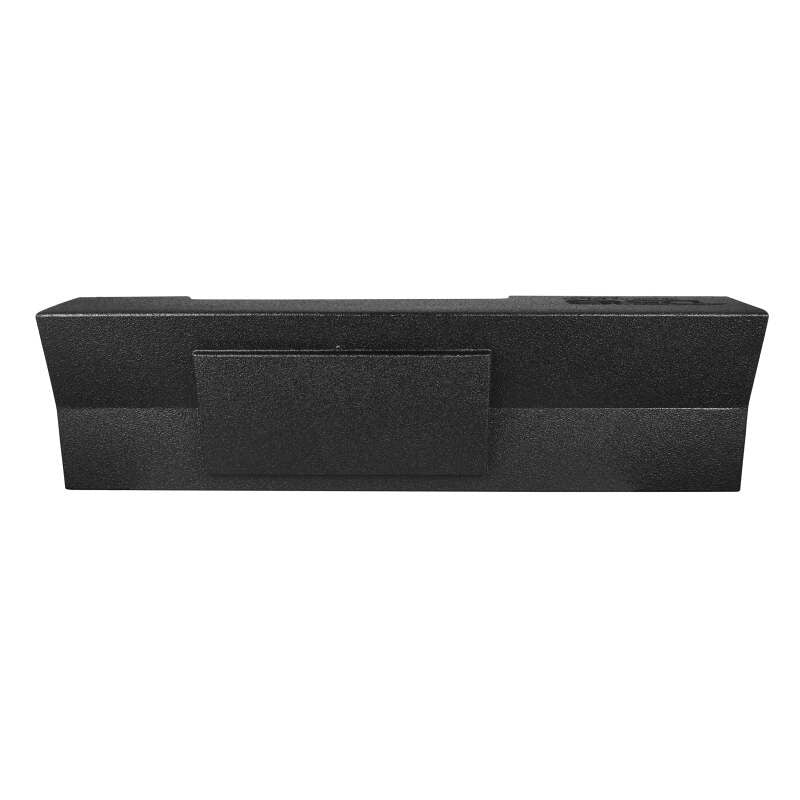DS18 2x 12in Shallow Down Firing Underseat Ported Box Subwoofer Enclosure- Black Spray Paint Finish