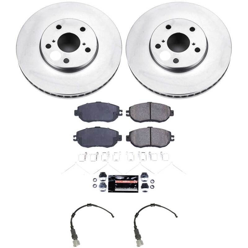 Power Stop 93-94 Lexus LS400 Front Z23 Coated Brake Kit