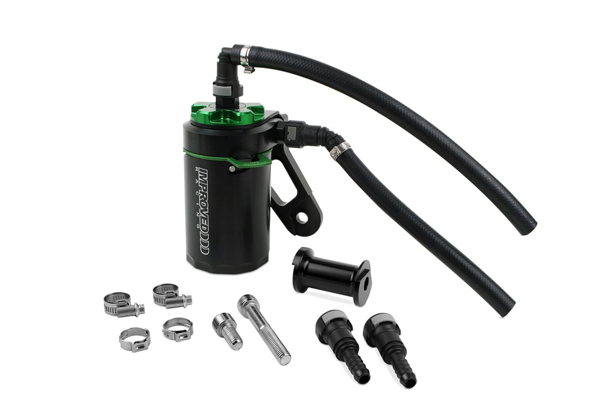 Improved Racing CCS Oil Catch Can Kit for GM Gen III & IV LS Engines, 7 oz