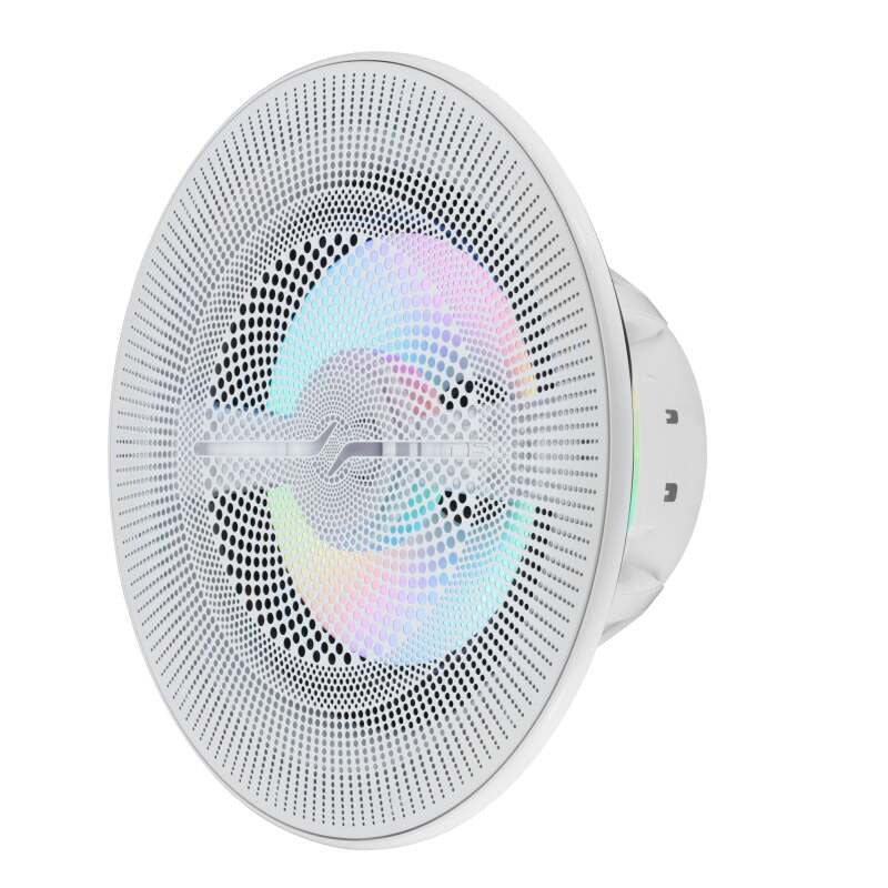 DS18 6.5in 2-Way 150 Watts RMS 4ohm Digital LED Lights Bullet Tweeter White