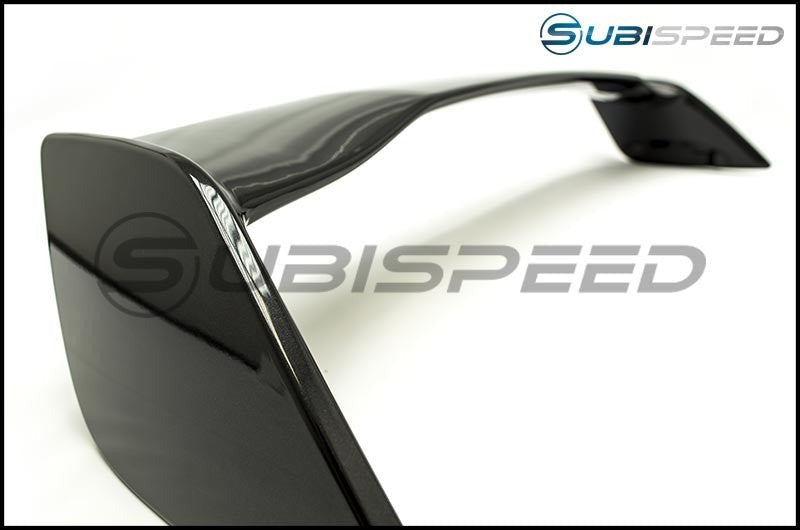 OLM STI Style Paint Matched Spoiler - Dark Gray Metallic Asphalt - 2015-2021 Subaru WRX / STI